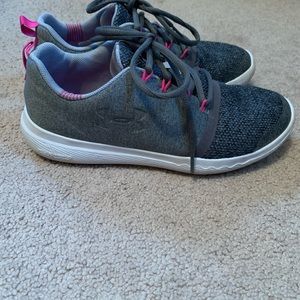 Under Armour sneakers. Girls size 5